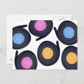 Licorice Catherine Wheels Postkarte (Vorne/Hinten)