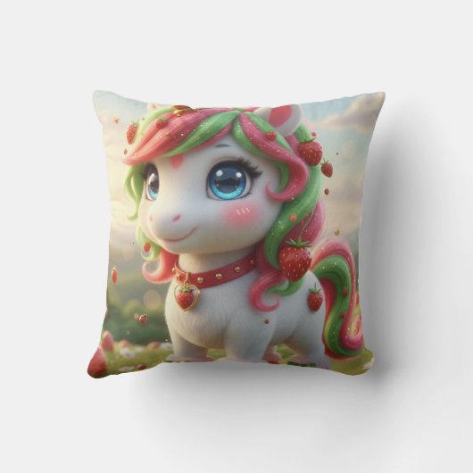 licorne fraise kissen (Rückseite)