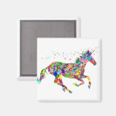 Licorne Rainbow Magnet (Vorderseite/Rückseite)