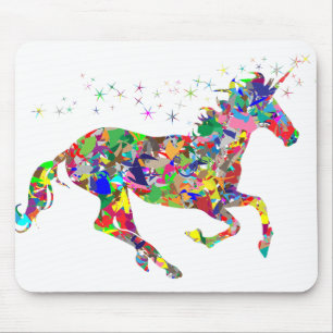 Licorne Rainbow Mousepad