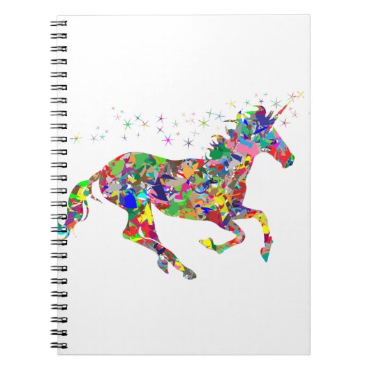 Licorne Rainbow Notizblock (Vorderseite)