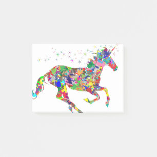 Licorne Rainbow Post-it Klebezettel