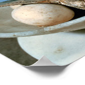 Lid aus einem Alabaster mit einem Vogel dekoriert Poster (Ecke)