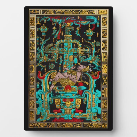 Lid des Großen Grabes von Pakal - Palenque Astrona Fotoplatte (Vorderseite)