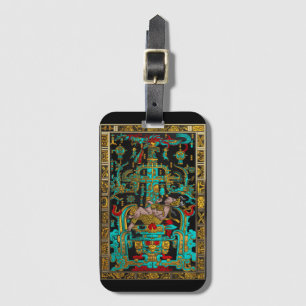 Lid des Großen Grabes von Pakal - Palenque Astrona Gepäckanhänger