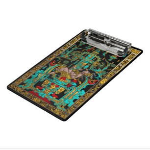 Lid des Großen Grabes von Pakal - Palenque Astrona Mini Klemmbrett
