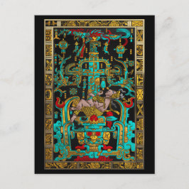 Lid des Großen Grabes von Pakal - Palenque Astrona Postkarte