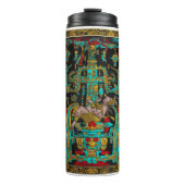 Lid des Großen Grabes von Pakal - Palenque Astrona Thermosbecher (Vorderseite)