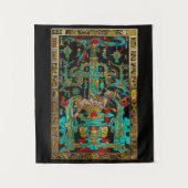 Lid des Großen Grabes von Pakal - Palenque Astrona Wandteppich (Vorderseite)