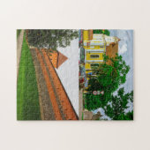Lida Belarus Architektur Schloss Collage Puzzle (Horizontal)