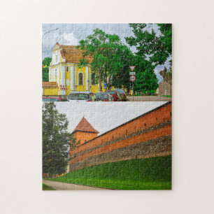 Lida Belarus Architektur Schloss Collage Puzzle