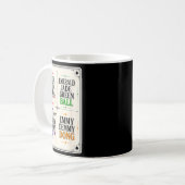 Lida Bida Boda Butt Emvibesld Jadegrüner Ball Kaffeetasse (Vorderseite Links)