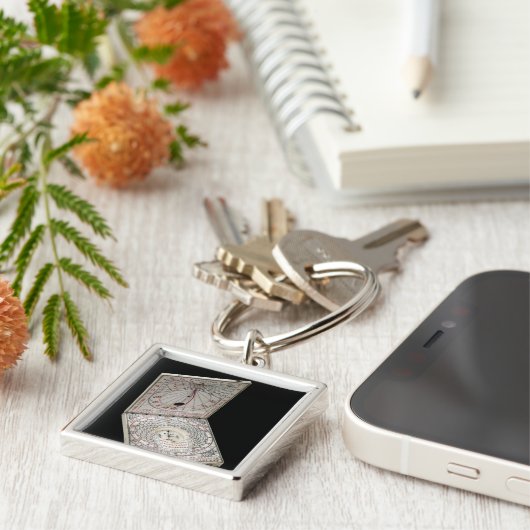 Lidded Kompass, 1627 Schlüsselanhänger (Seite)