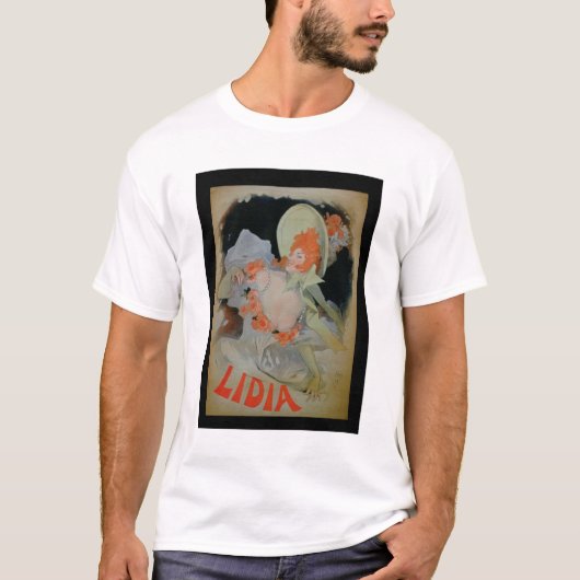 "Lidia", 1895 (Farbelitho) T-Shirt (Vorderseite)