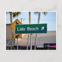 Lido Beach, Sarasota, Florida signieren Foto