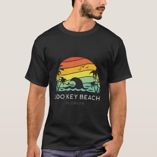 Lido Key Beach Florida Vacation Summer West T-Shirt (Vorderseite)