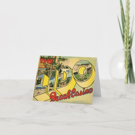 Lido Key Sarasota Card Karte (Vorderseite)