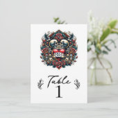 Lido Love Lugano Tischnummer (Stehend Vorderseite)