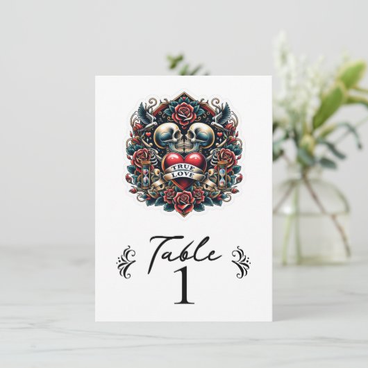 Lido Love Lugano Tischnummer (Stehend Vorderseite)