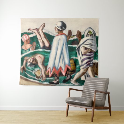 Lido | Max Beckmann | Wandteppich (Beispiel (Horizontal))