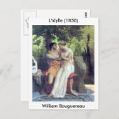 L'Idylle (1850) Postkarte (Vorne/Hinten)