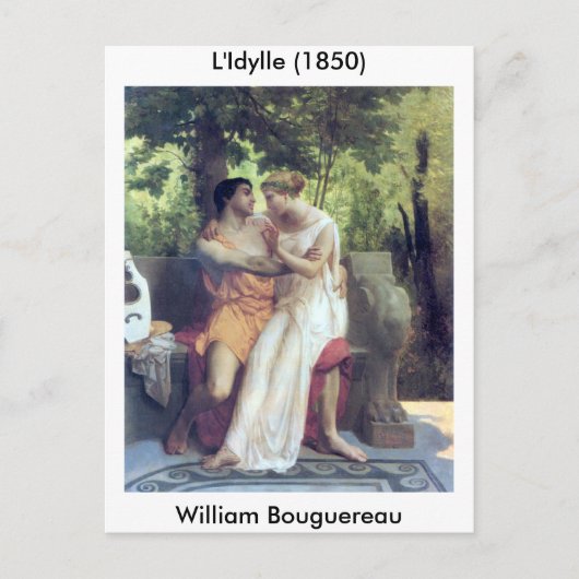 L'Idylle (1850) Postkarte (Vorderseite)