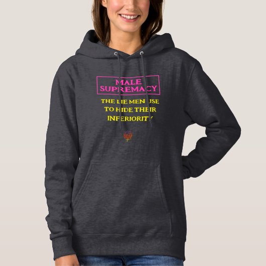 LIE OF MALE SUPREMACACACES HOODIE (Vorderseite)
