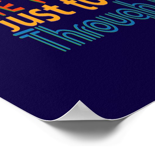 Lie to you self / CHANGE FARBE - Poster (Ecke)