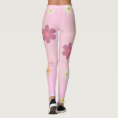 lieb mit Blumen Leggings (Rückseite)