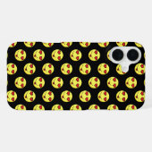 liebäugeln Emoji iPhone Hülle (Rückseite (Horizontal))