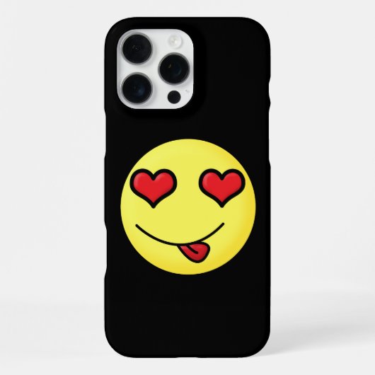 liebäugeln Emoji iPhone Hülle (Rückseite)