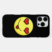liebäugeln Emoji iPhone Hülle (Rückseite (Horizontal))