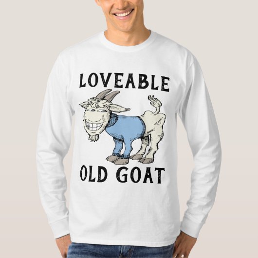 LIEBBARE ALTE ZIEGEN-T - SHIRT (Vorderseite)