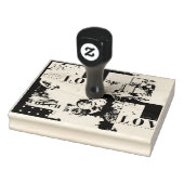 Liebe02:00 Gummistempel (Stempel)
