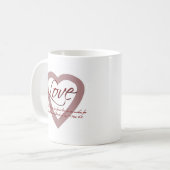 Liebe1 Peter-4:8 Kaffeetasse (Vorderseite Links)