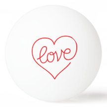 LIEBE (03) ein SternPing Pong Ball