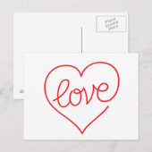 LIEBE (03) Postkarte (Vorne/Hinten)