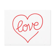 LIEBE (03) Postkarte