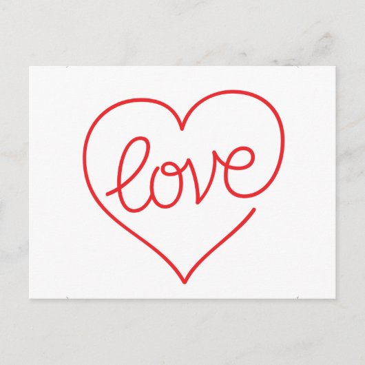 LIEBE (03) Postkarte (Vorderseite)