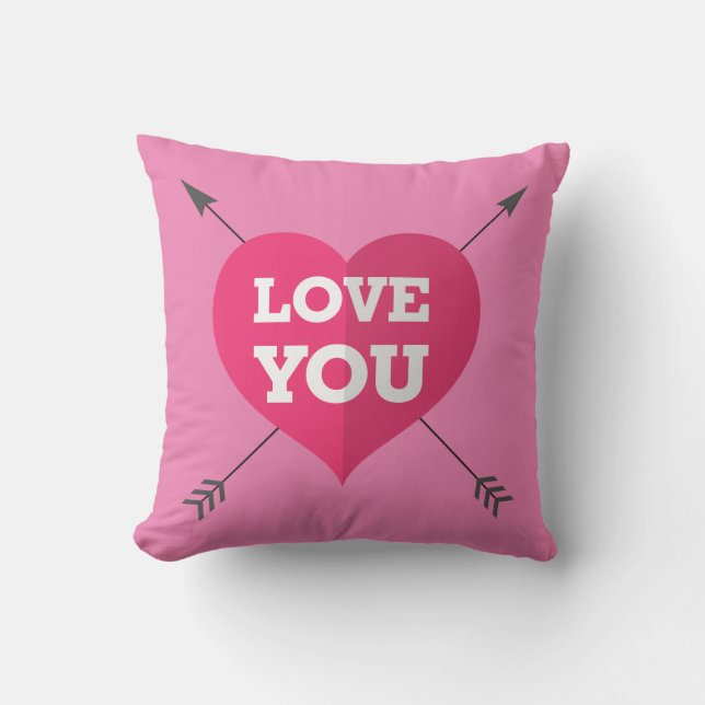 Liebe 16x16 kissen (Vorderseite)
