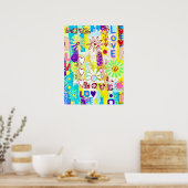 Liebe 18 x 24 Poster (Küche)