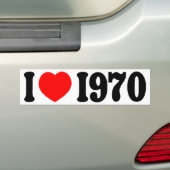 LIEBE 1970 AUTOAUFKLEBER (Auf Auto)