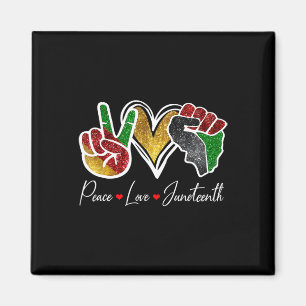 Liebe 19. Schwarzer Stolz Freiheit 4. Juli Magnet