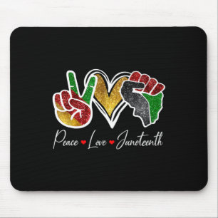 Liebe 19. Schwarzer Stolz Freiheit 4. Juli Mousepad