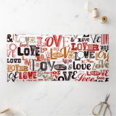 LIEBE 1 DREIFACH GEFALTETE URLAUBSKARTE (Innenseite)