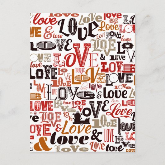 LIEBE 1 FEIERTAGSPOSTKARTE (Vorderseite)