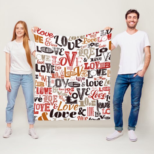 LIEBE 1 FLEECEDECKE (Beispiel)