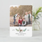 Liebe 1 Foto Urlaub Feiertagskarte (Stehend Vorderseite)