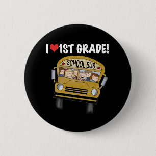 Liebe-1. Grad des Schulbus-I Button