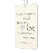 Liebe 1 Korinther 13:1 Autolufterfrischer (Links)